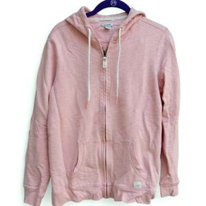 L. L. Bean Light Pink Zip-Up Hoodie Organic Cotton Size Medium